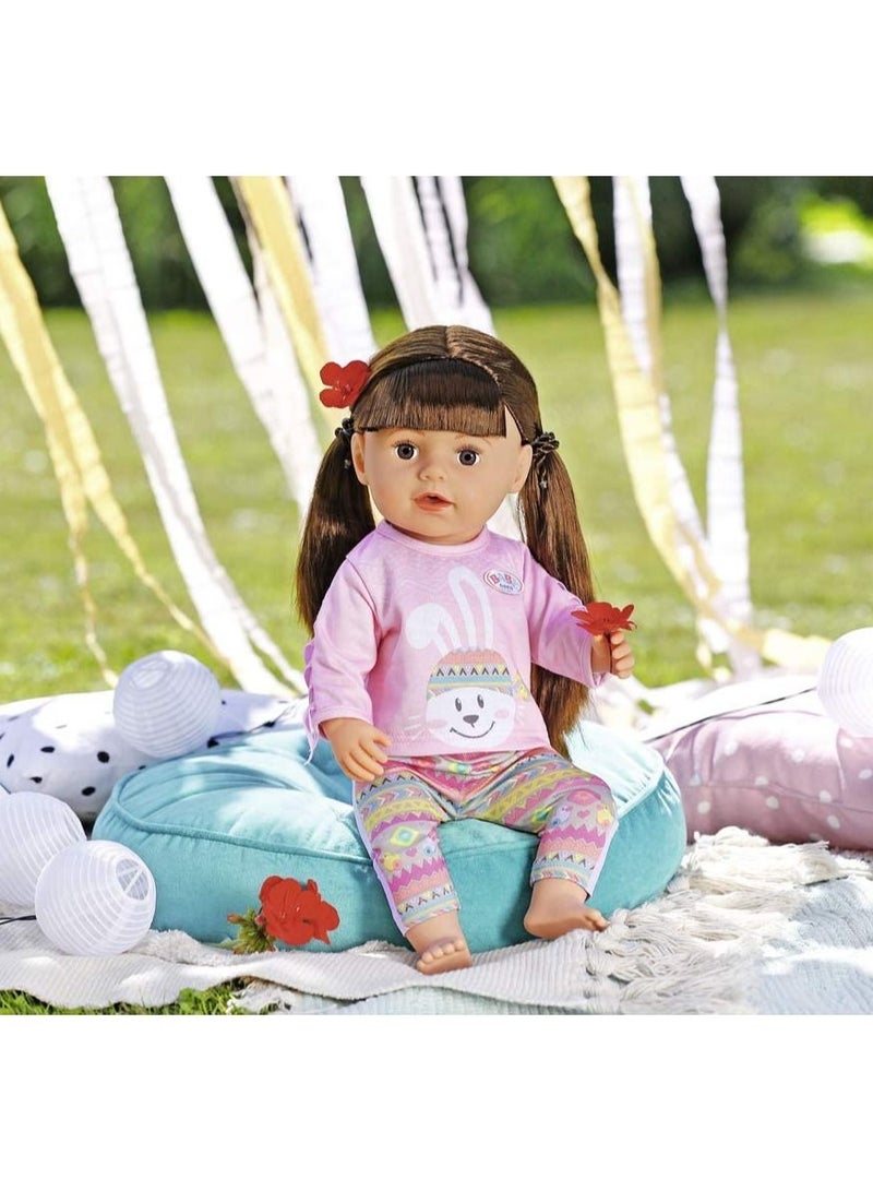 Trendy Rabbit Pullover Outfit for Dolls 43cm