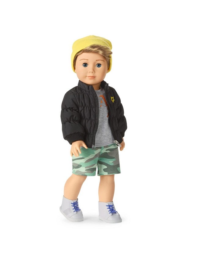 Truly Me Show Your Strong Side Accessories For 18Inch Dolls With Black Puffer Jacket, Yellow Hat And Sunglasses