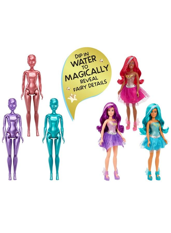 Dream Ella Color Change Surprise Fairies Yasmin Pink Fashion Doll With 7+ Surprises Including Outfit Castle Play Pretend Gift For Kids Toys For Girls & Boys Ages 3 4 5+ Years