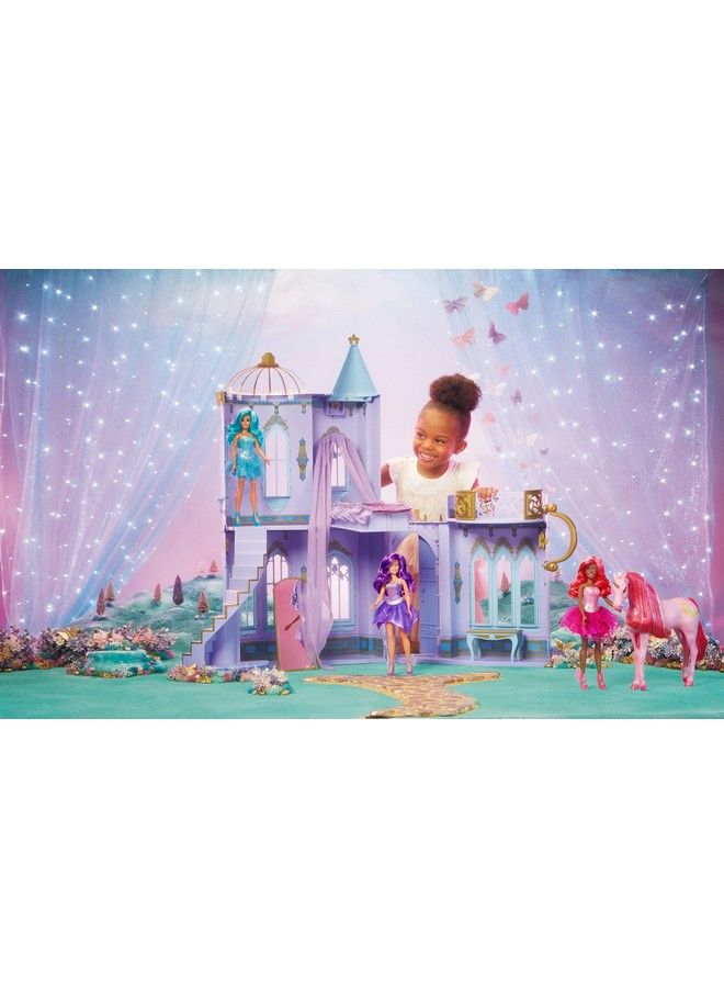 Dream Ella Color Change Surprise Fairies Yasmin Pink Fashion Doll With 7+ Surprises Including Outfit Castle Play Pretend Gift For Kids Toys For Girls & Boys Ages 3 4 5+ Years