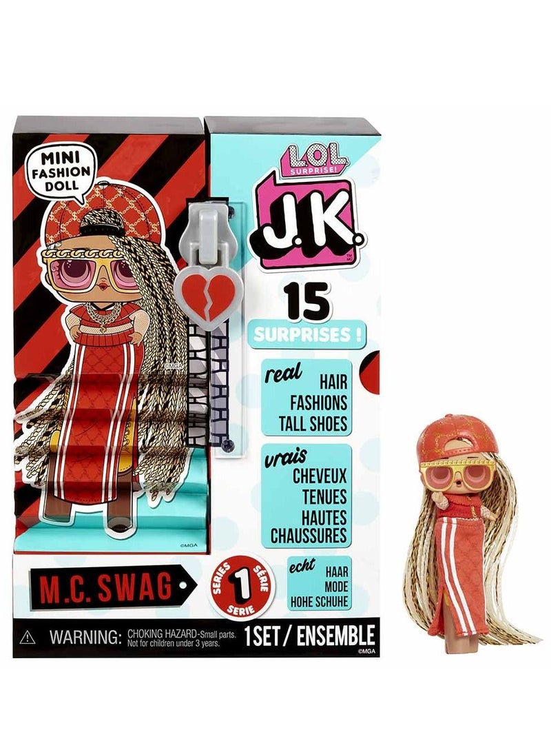 JK M.C. Swag Mini Fashion Doll with 15 Surprises