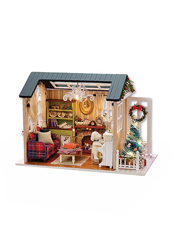 3D Puzzles Wooden Handmade Miniature Dollhouse Diy Kit