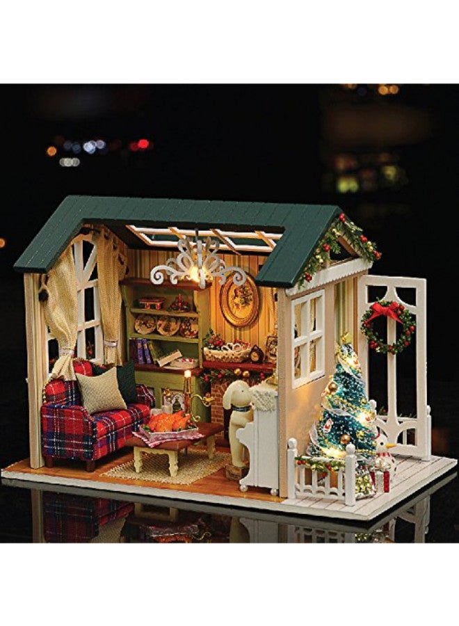 3D Puzzles Wooden Handmade Miniature Dollhouse Diy Kit