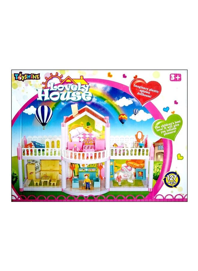 127-Piece Lovely House With Accessories Set