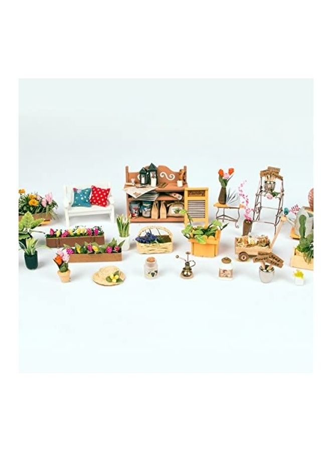 Dollhouse Miniature DIY Creative Room with Furniture House Kit