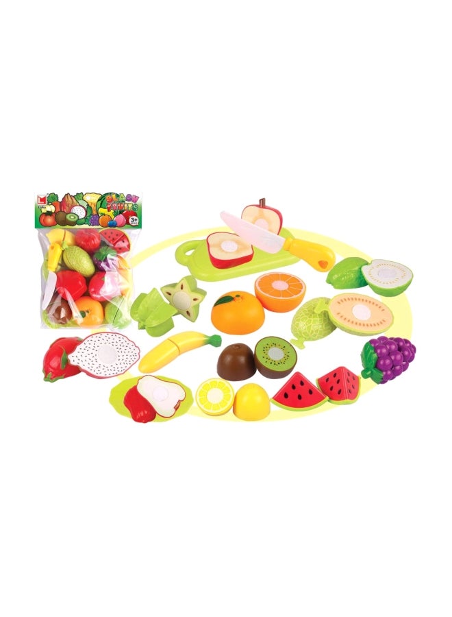 15-Piece Sliceable Mini Fruits Set