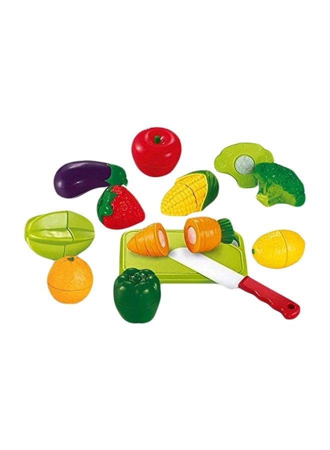 15-Piece Sliceable Mini Fruits And Vegetables Set 8Z-CPKV-7S2S