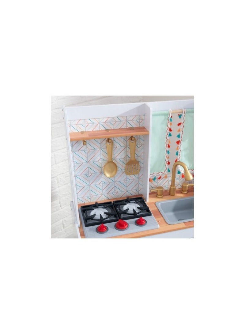Kidkraft - Boho Bungalow Wooden Play Kitchen