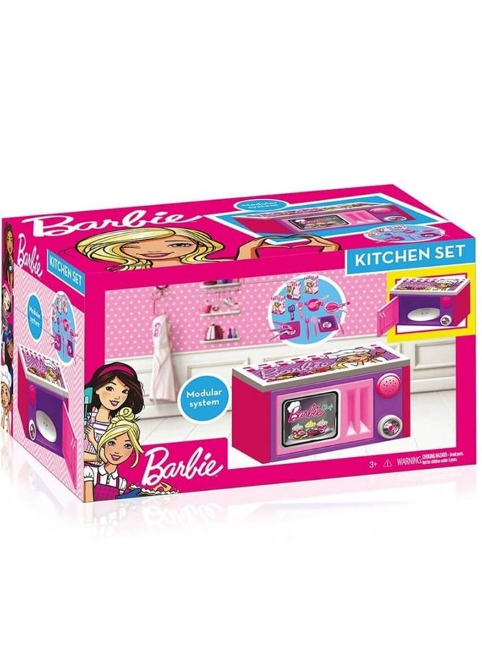 Dolu Barbie Microwave Playset