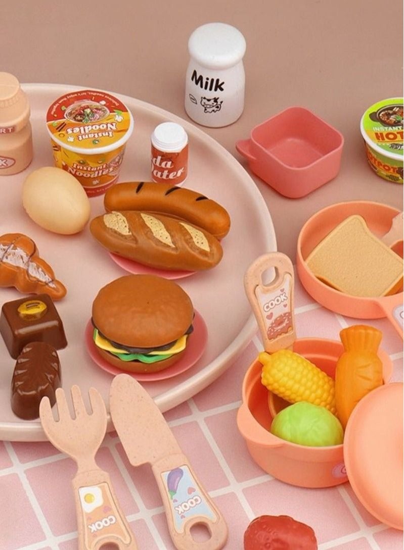 Kids Play House Simulation Kitchen Toy Baby Mini Simulation Cooking Small Kitchen Utensils