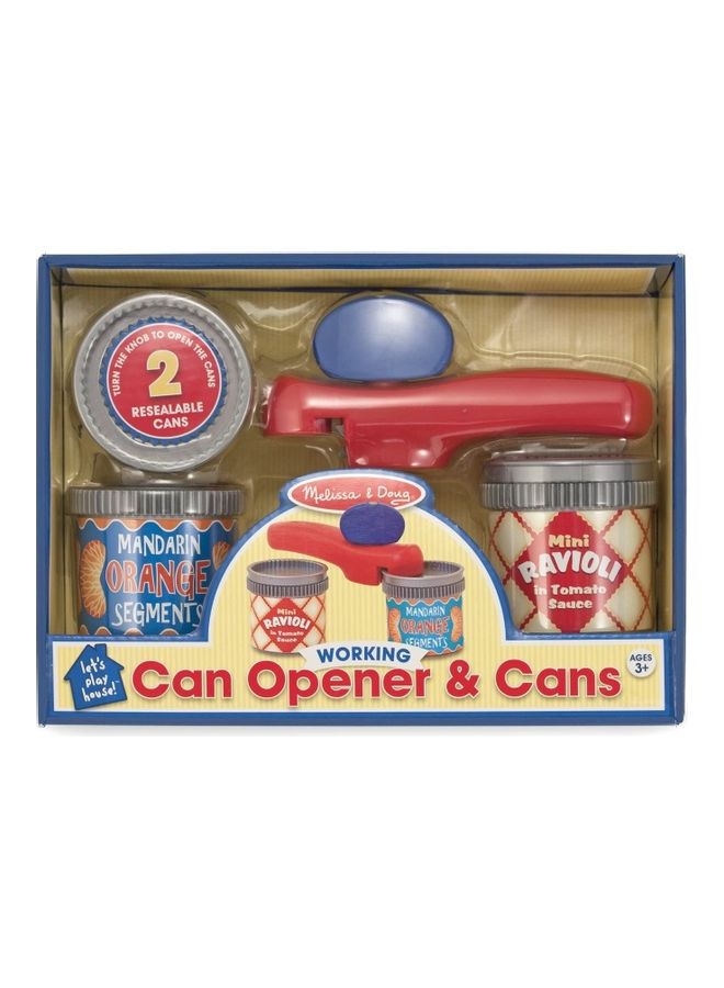 Can Opener And 2 Resealable Cans