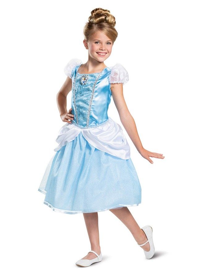 Disney Princess Cinderella Classic Girlscostume Blue Xs (3T4T)