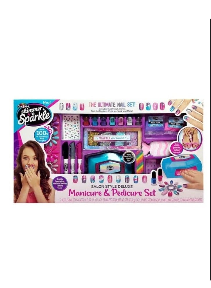 Salon Style Deluxe Manicure and Pedicure Set