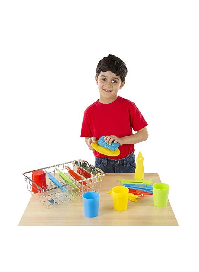 24-Piece Let's Play House Wash And Dry Dish Set 4282