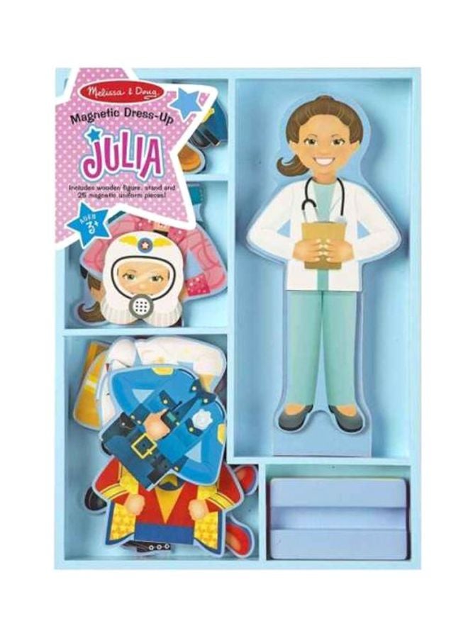 24-Piece Julia Magnetic Dress-Up Pretend Play 5164