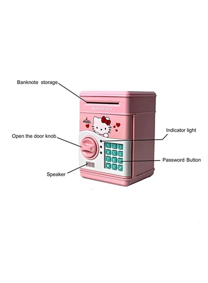 Kids Toy Kids ATM Bank Electronic Money Bank Money Safe Cash Coin Money Saving Box Toy for Kids