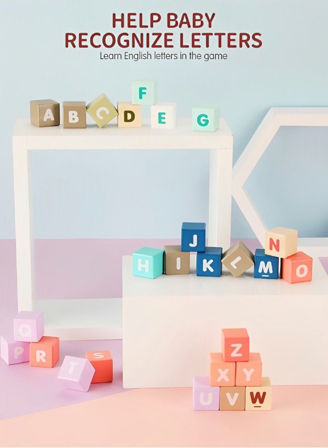 115 PCS Wooden Building Blocks with City Map Construction Building Sets,Wooden Toddler Toys,Preschool Learning Educational Toys,Stacking Blocks Montessori Toys for Kids