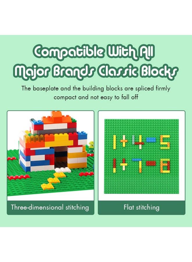 Classic Baseplates Building Base For Building Bricks 100% Compatible With Major Brandsbaseplate 10