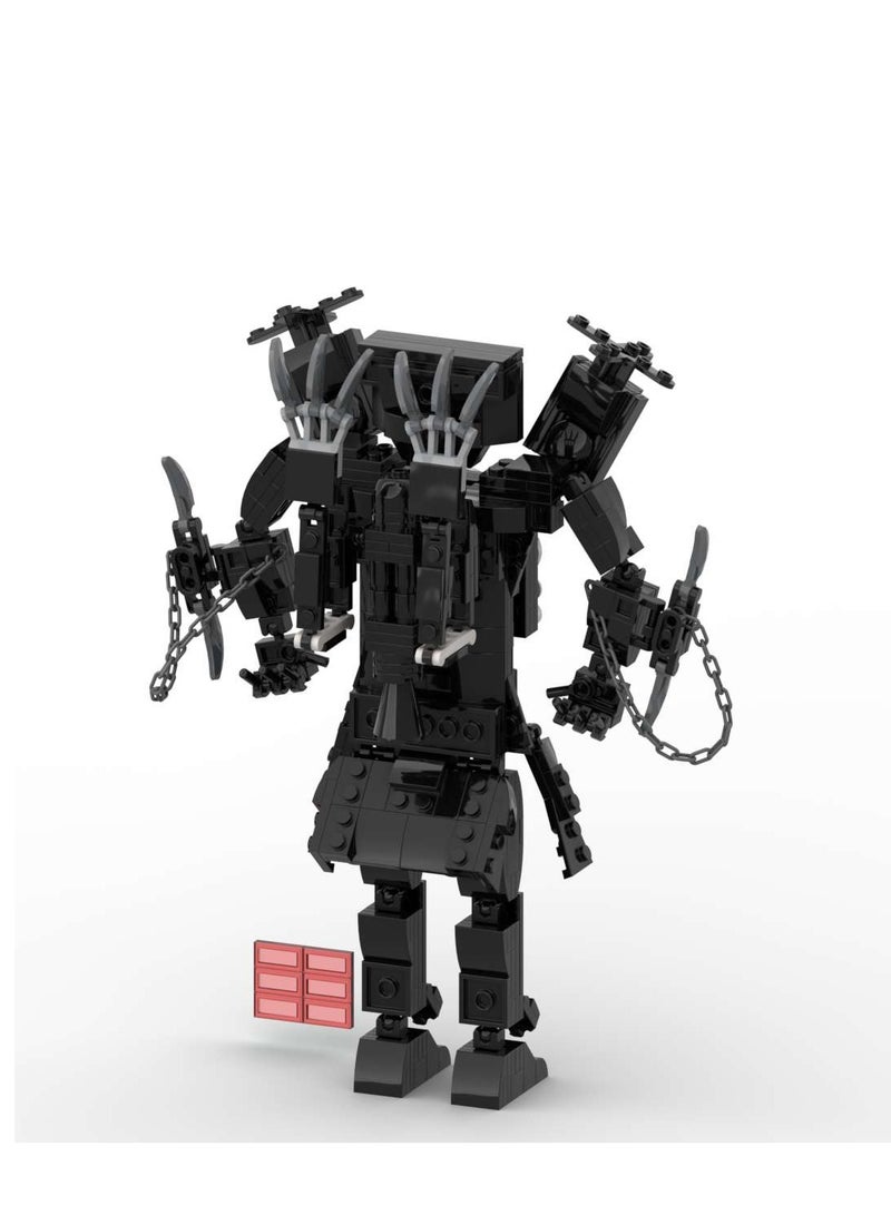 Man Toy Building Blocks 464Pcs Super Armed TV Man Toy Ideas Toys Battle Horror Game Model Ideas Toys Gifts for Adult & Kids