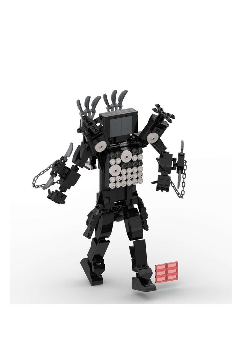 Man Toy Building Blocks 464Pcs Super Armed TV Man Toy Ideas Toys Battle Horror Game Model Ideas Toys Gifts for Adult & Kids