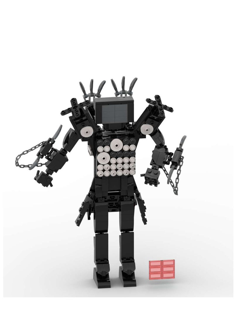 Man Toy Building Blocks 464Pcs Super Armed TV Man Toy Ideas Toys Battle Horror Game Model Ideas Toys Gifts for Adult & Kids