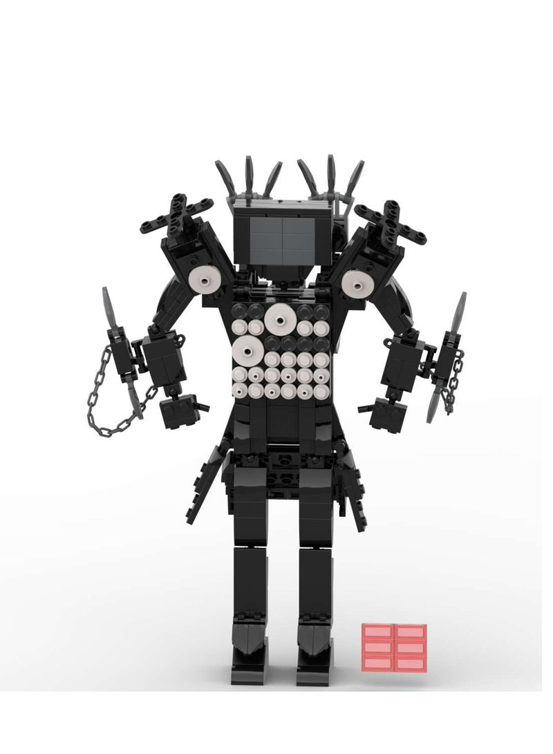Man Toy Building Blocks 464Pcs Super Armed TV Man Toy Ideas Toys Battle Horror Game Model Ideas Toys Gifts for Adult & Kids