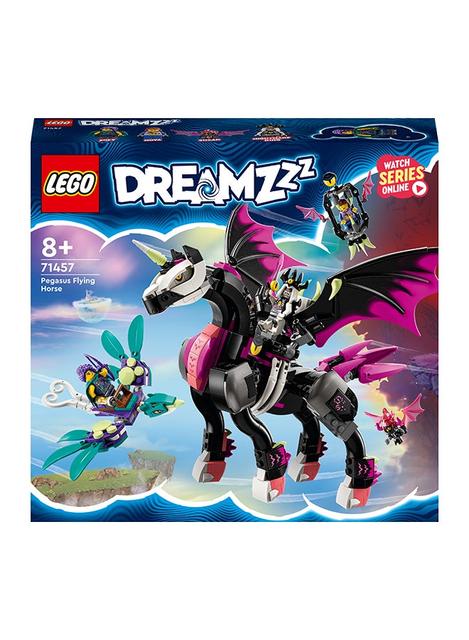 Dreamzzz Pegasus Flying Horse 71457 Building Toy Set; Kids With Big Imaginations Enjoy 2 Options As They Create A Fantasy Creature; Gift For Ages 8+ (482 Pieces)