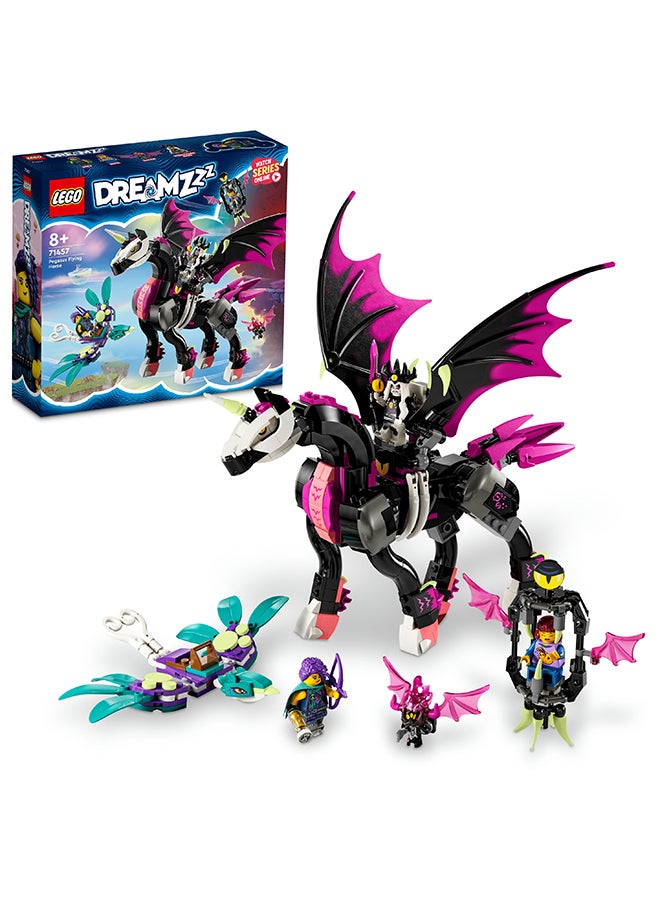 Dreamzzz Pegasus Flying Horse 71457 Building Toy Set; Kids With Big Imaginations Enjoy 2 Options As They Create A Fantasy Creature; Gift For Ages 8+ (482 Pieces)