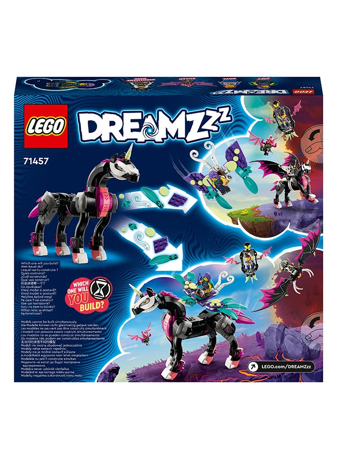 Dreamzzz Pegasus Flying Horse 71457 Building Toy Set; Kids With Big Imaginations Enjoy 2 Options As They Create A Fantasy Creature; Gift For Ages 8+ (482 Pieces)