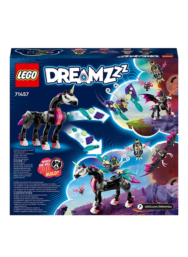 Dreamzzz Pegasus Flying Horse 71457 Building Toy Set; Kids With Big Imaginations Enjoy 2 Options As They Create A Fantasy Creature; Gift For Ages 8+ (482 Pieces)