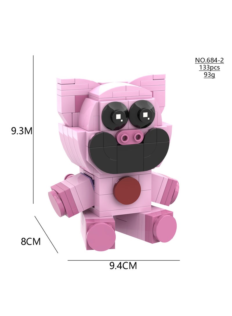 602 Pcs Poppy Playtime Smiling Critters Anime Characters Building Blocks Set