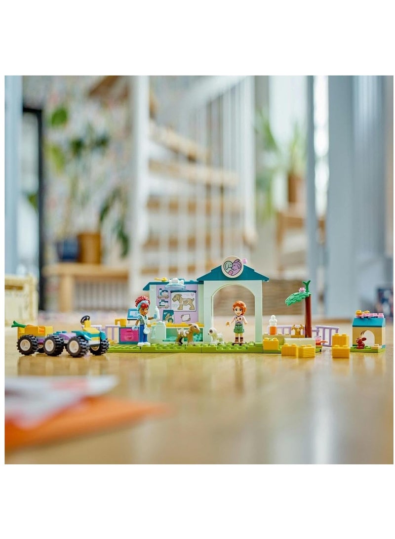 LEGO Friends Farm Animal Vet Clinic 42632 Building Blocks Toy Set (161 Pieces)