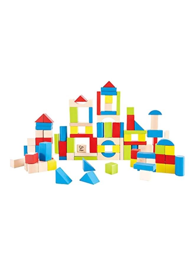 100-Piece Award Winning Building Block Set E0427 7.87x7.87x10.23inch