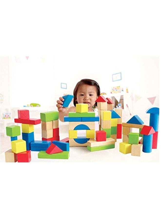 100-Piece Award Winning Building Block Set E0427 7.87x7.87x10.23inch