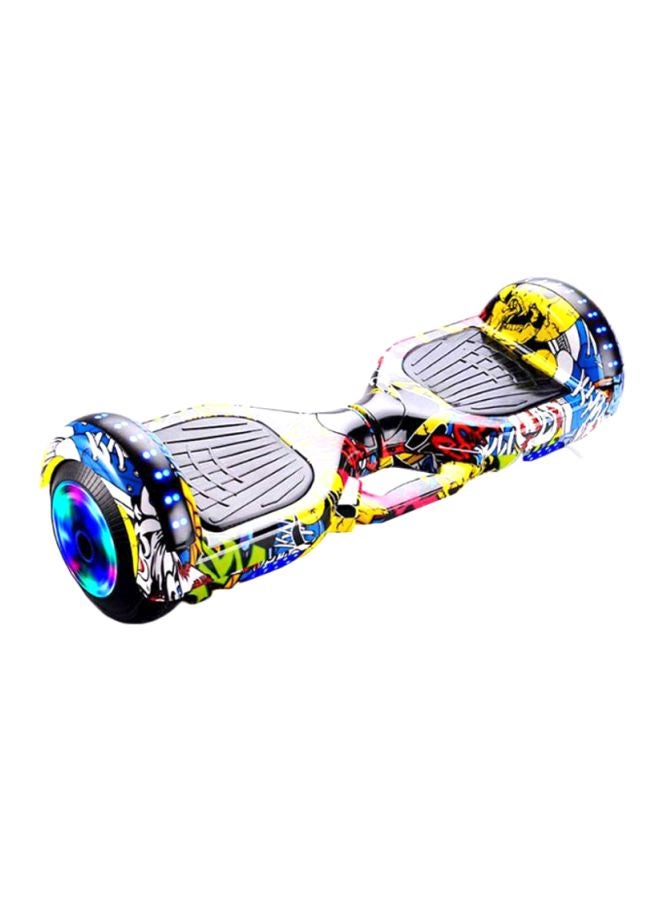 2-Wheel Electric Smart Self Balancing Scooter With LED Wheels Black 58.4x18x18.5cm