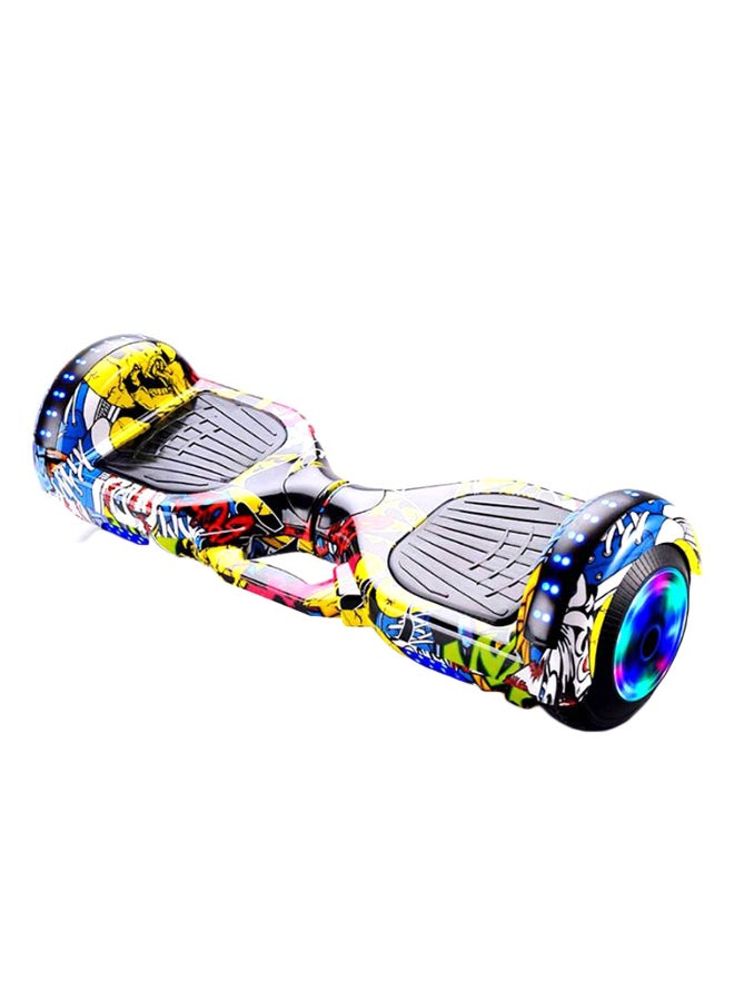 2-Wheel Electric Smart Self Balancing Scooter With LED Wheels Black 58.4x18x18.5cm