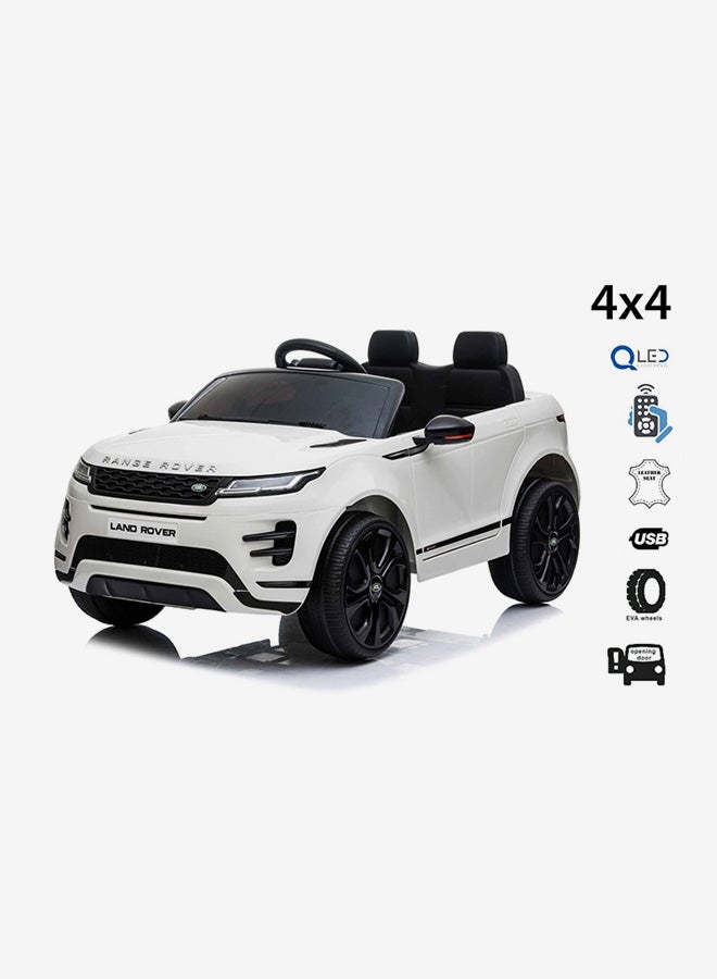 Range Rover Electric Ride On Car White 110x69x56.5cm