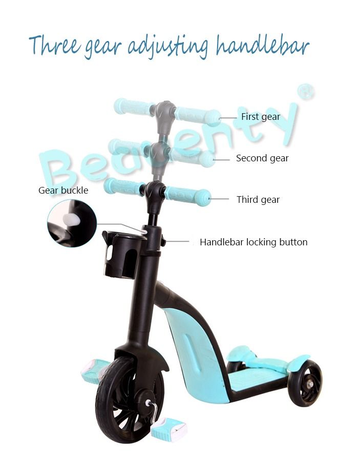 3-In-1 Multifunctional Balance Tricycle