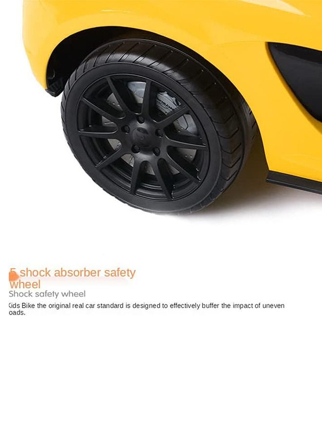 Baybee Licensed McLaren Ride on Baby Car for Kids Ride on Push Car with Music Button Kids Car with Storage Ride on Toy Car Push Ride on Car for Kids Baby Toddlers 1 to 3 Years Boys Girls Yellow