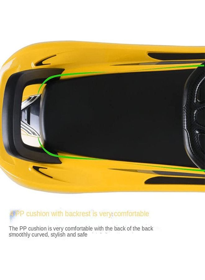 Baybee Licensed McLaren Ride on Baby Car for Kids Ride on Push Car with Music Button Kids Car with Storage Ride on Toy Car Push Ride on Car for Kids Baby Toddlers 1 to 3 Years Boys Girls Yellow
