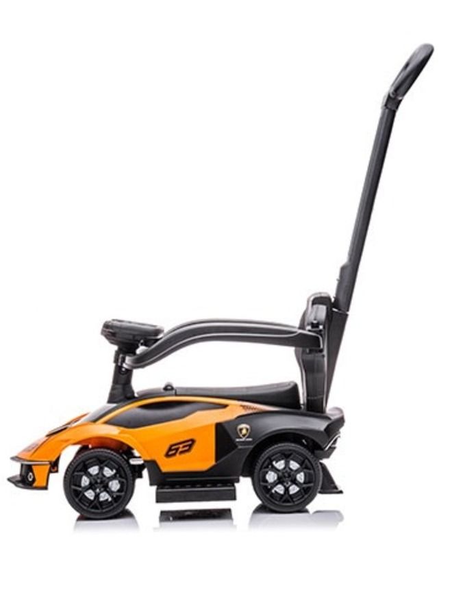 Lamborghini Essenza SC V12 Ride-on Car with Handle Orange