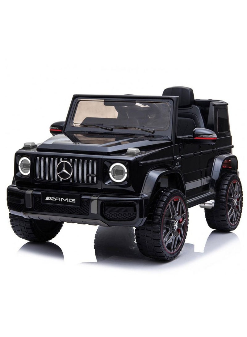 Mercedes Benz Amg G63, Licensed Electric Car, 12V Ride On Car With Remote Control For Kids - Black