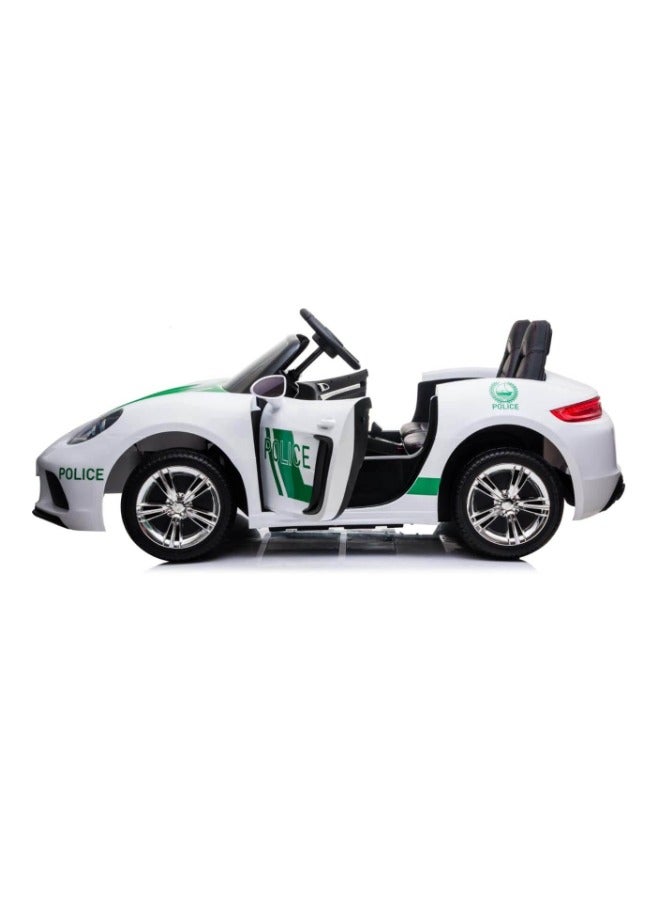 Powered Riding 24V Battery Operated Dubai Police  Car For Kids LB 3021EL - Green