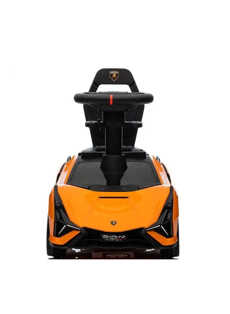 Lamborghni Sian FKP 37 Pusher car - Orange