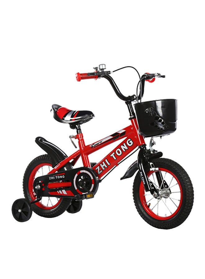 Children's Bike With Training Wheels & Basket 18inch