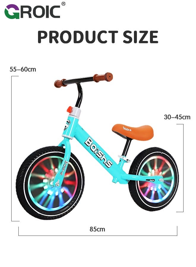 Balance Bike,Lightweight Toddler Bike for Kids - No Pedal Bikes for Kids with Adjustable Handlebar and Seat,Training Bike