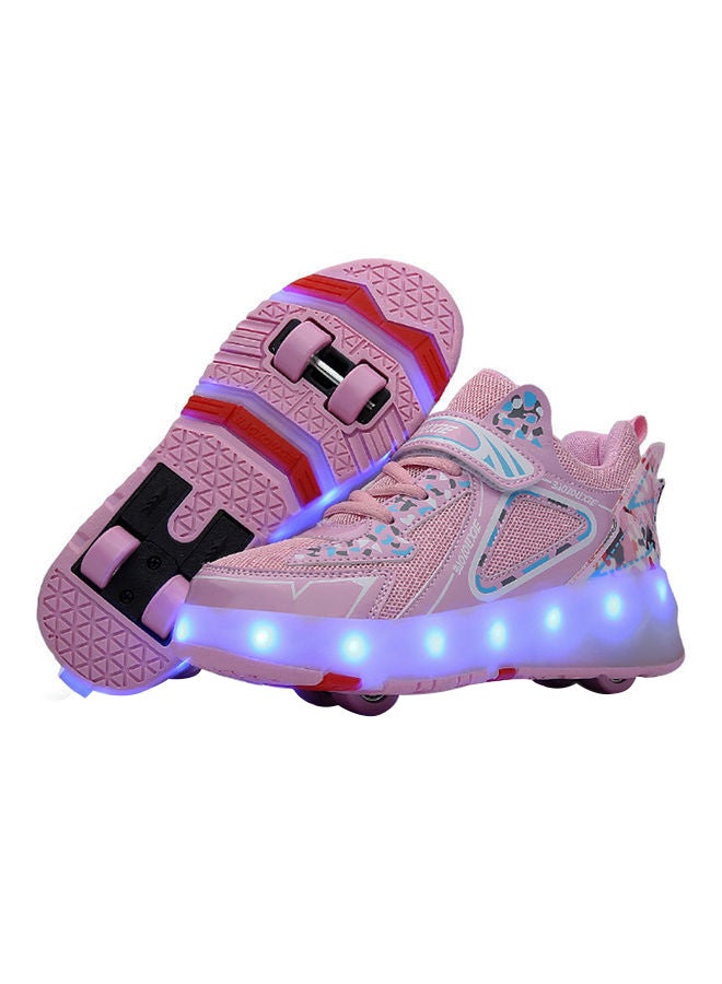 Rechargeable Roller Skate Shoes With LED Light And Accessories