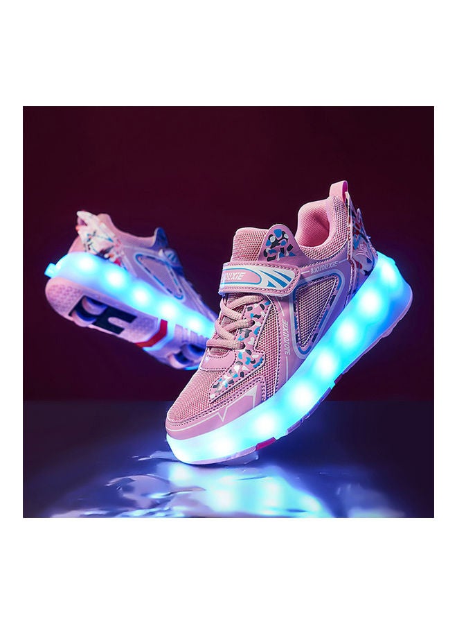 Rechargeable Roller Skate Shoes With LED Light And Accessories