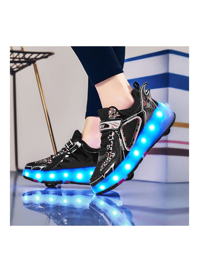 Rechargable Roller Skate Shoes With LED Light And Accessories