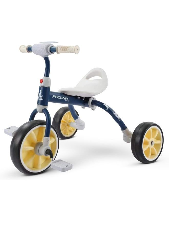 Baybee Tricycle for Kids,Toddler Foldable Balance Bike Kids Tricycle with Adjustable Seat and Detachable Pedal for 2 to 4 Years Boys and Girls Kids Trike